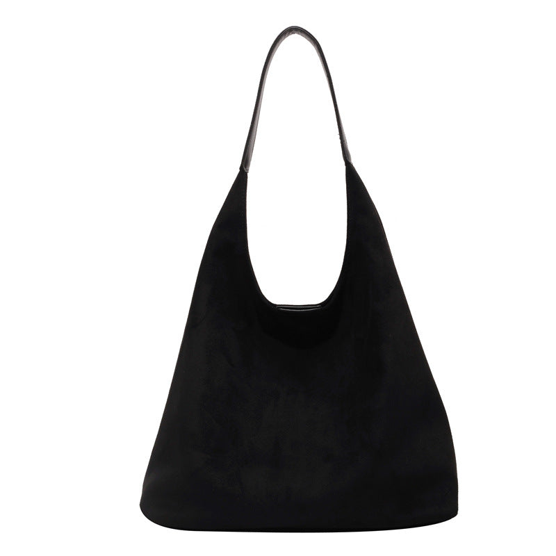 Wholesale Large capacity vintage velvet tote shoulder bag